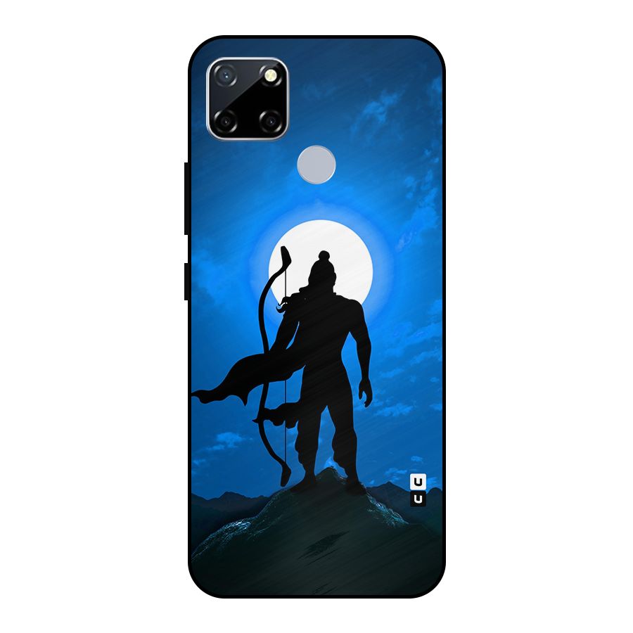 Lord Ram Illustration Metal Back Case for Realme Narzo 20
