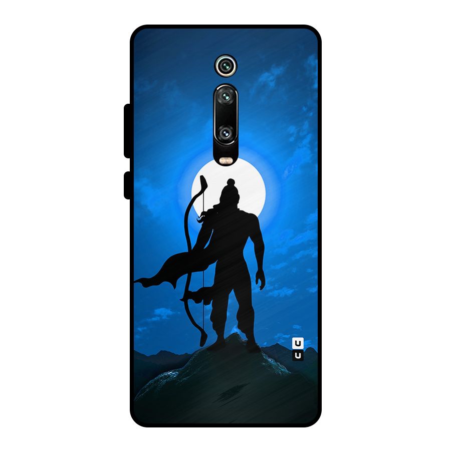 Lord Ram Illustration Metal Back Case for Redmi K20