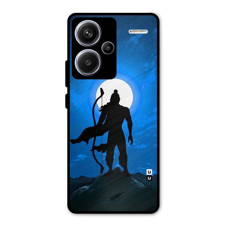 Lord Ram Illustration Metal Back Case for Redmi Note 13 Pro Plus
