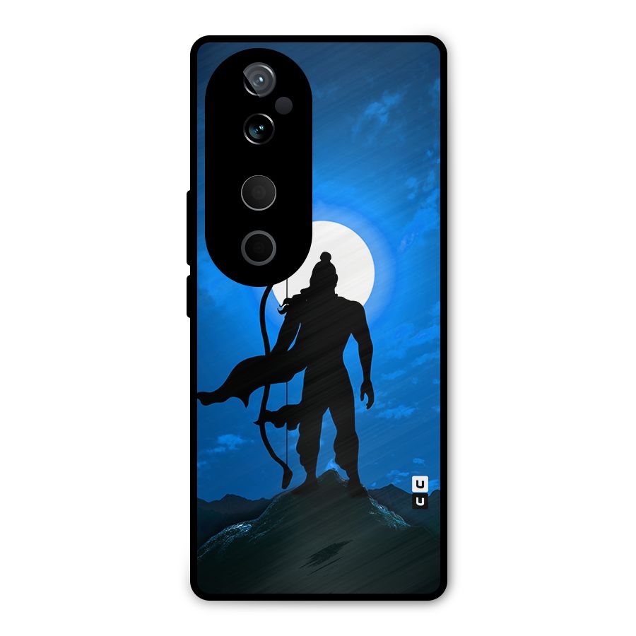 Lord Ram Illustration Metal Back Case for Vivo T3 Ultra