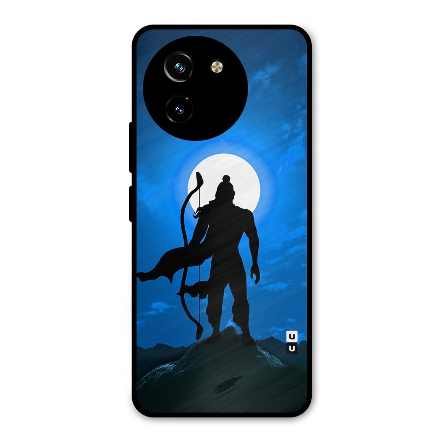 Lord Ram Illustration Metal Back Case for Vivo T3x