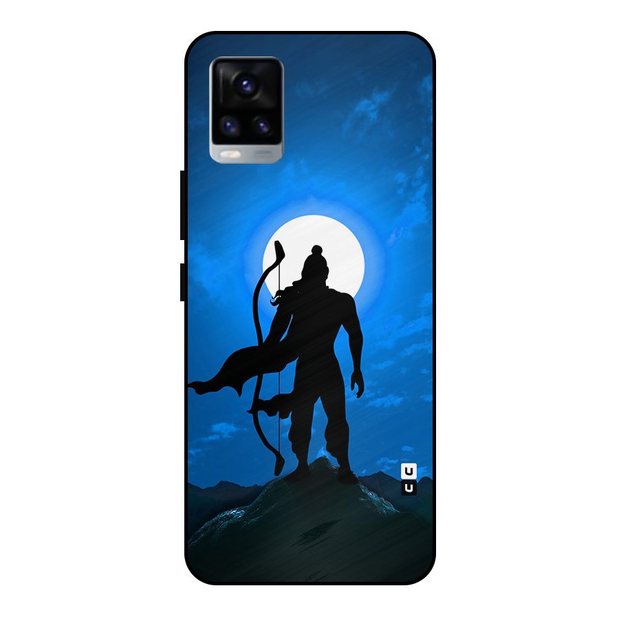 Lord Ram Illustration Metal Back Case for Vivo V20 2021