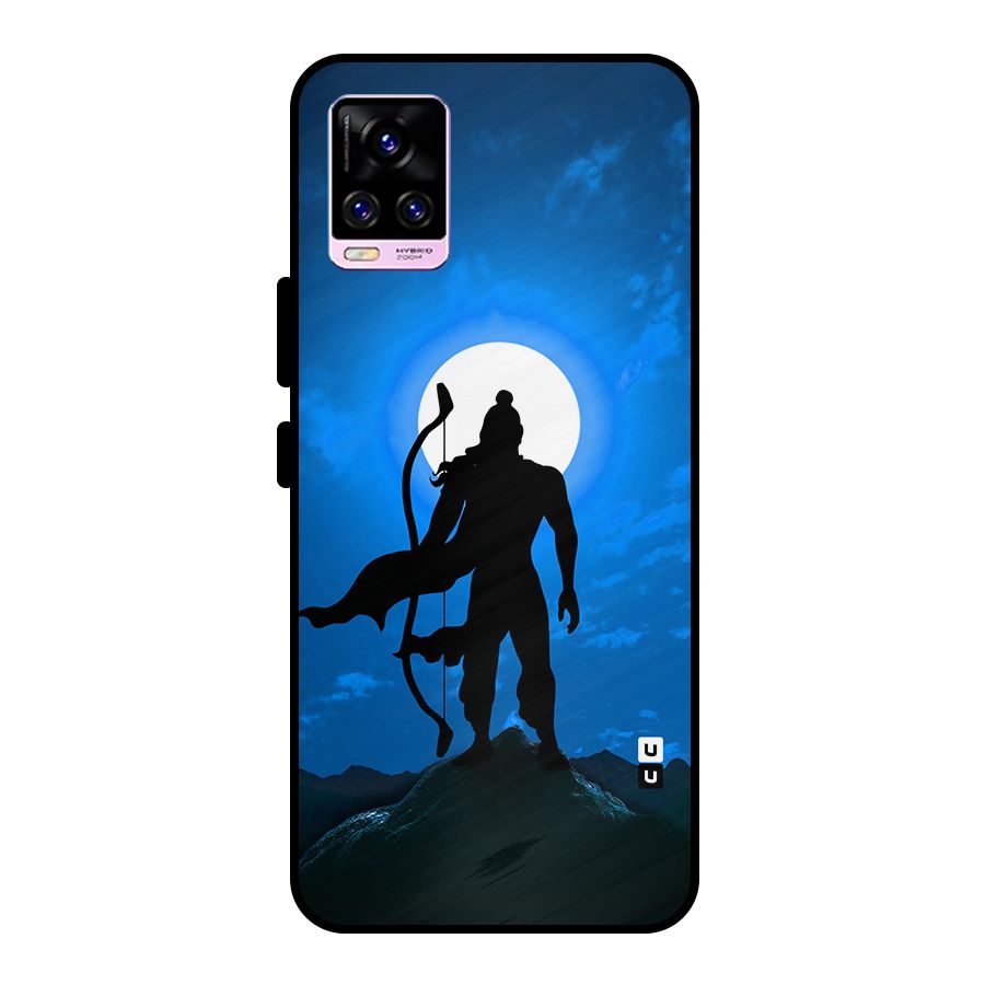 Lord Ram Illustration Metal Back Case for Vivo V20 Pro