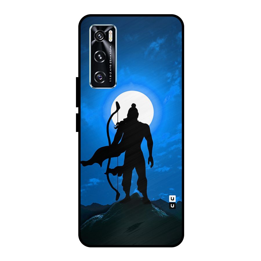 Lord Ram Illustration Metal Back Case for Vivo V20 SE