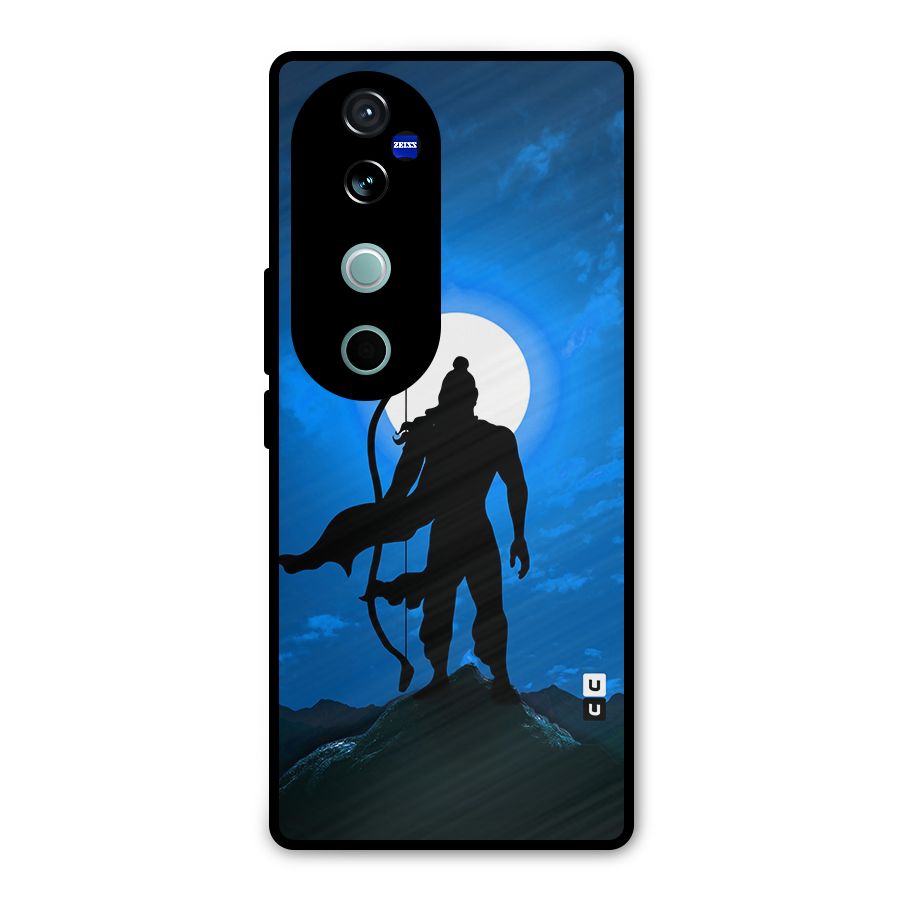 Lord Ram Illustration Metal Back Case for Vivo V40