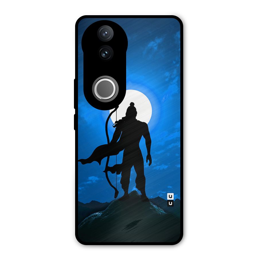 Lord Ram Illustration Metal Back Case for Vivo V50e