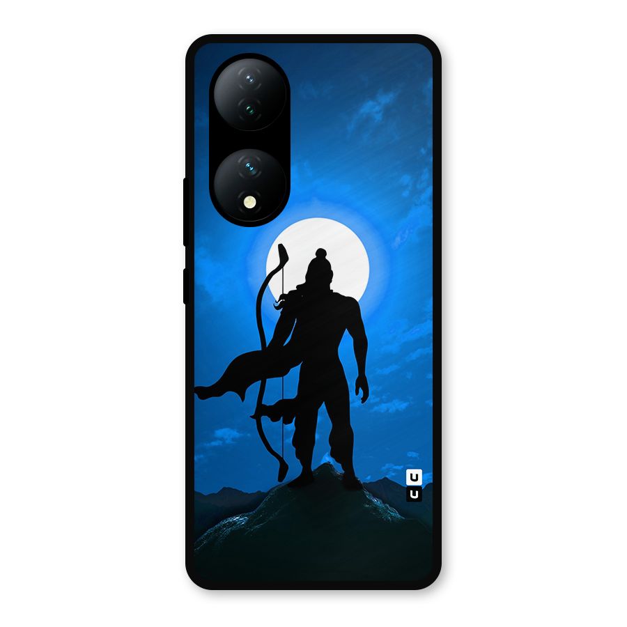 Lord Ram Illustration Metal Back Case for Vivo Y100a