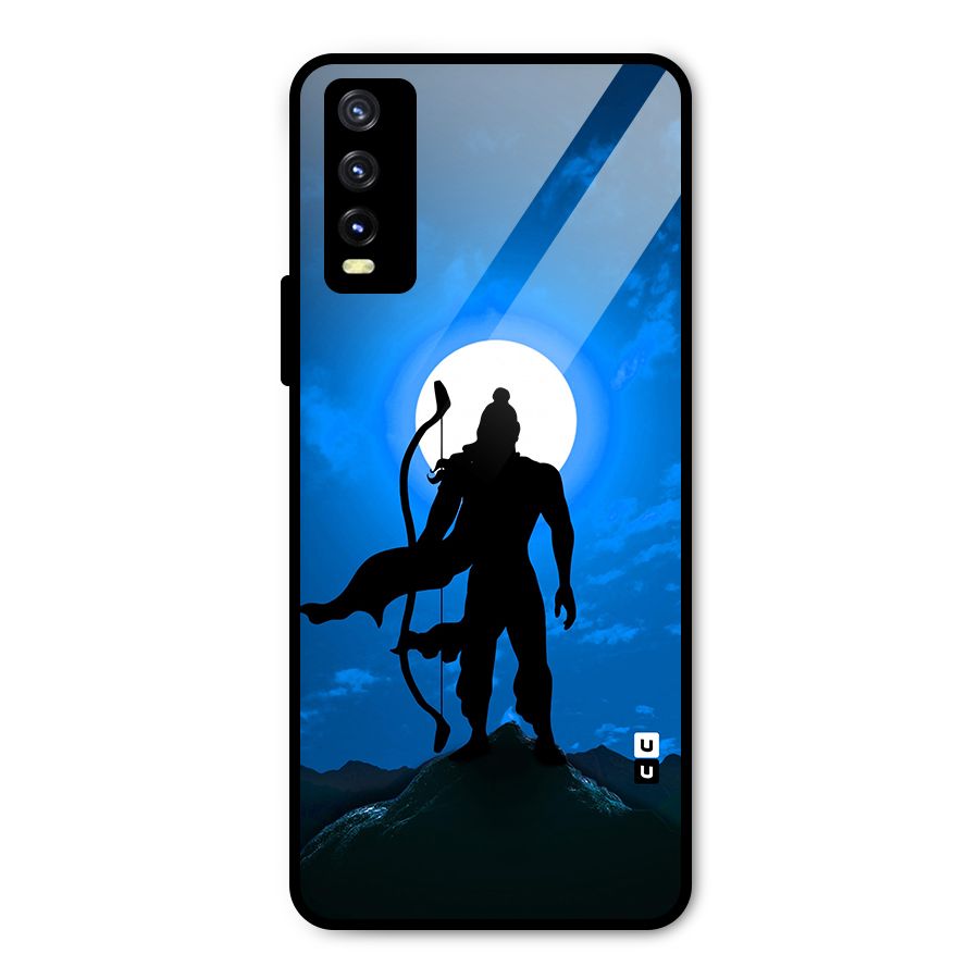 Lord Ram Illustration Metal Back Case for Vivo Y20g