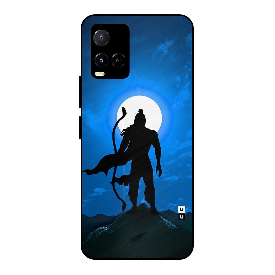 Lord Ram Illustration Metal Back Case for Vivo Y21T