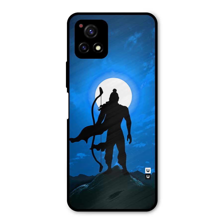 Lord Ram Illustration Metal Back Case for Vivo Y72 5G