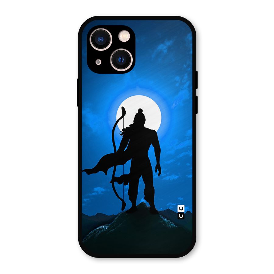 Lord Ram Illustration Metal Back Case for iPhone 13