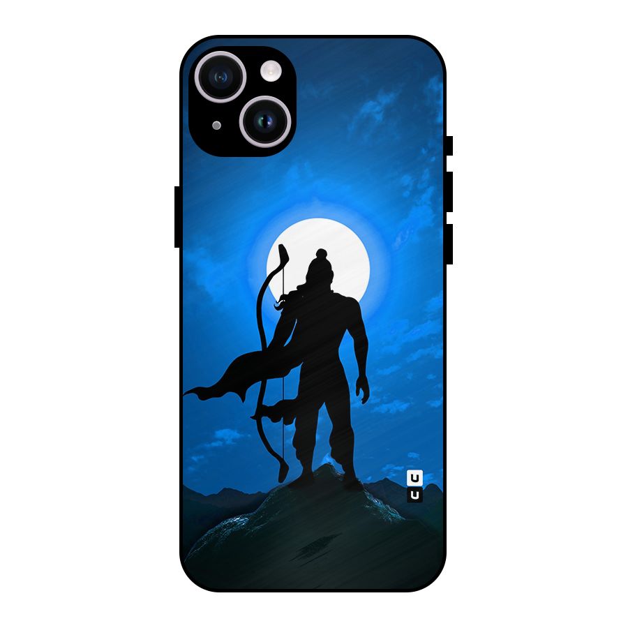 Lord Ram Illustration Metal Back Case for iPhone 14 Plus