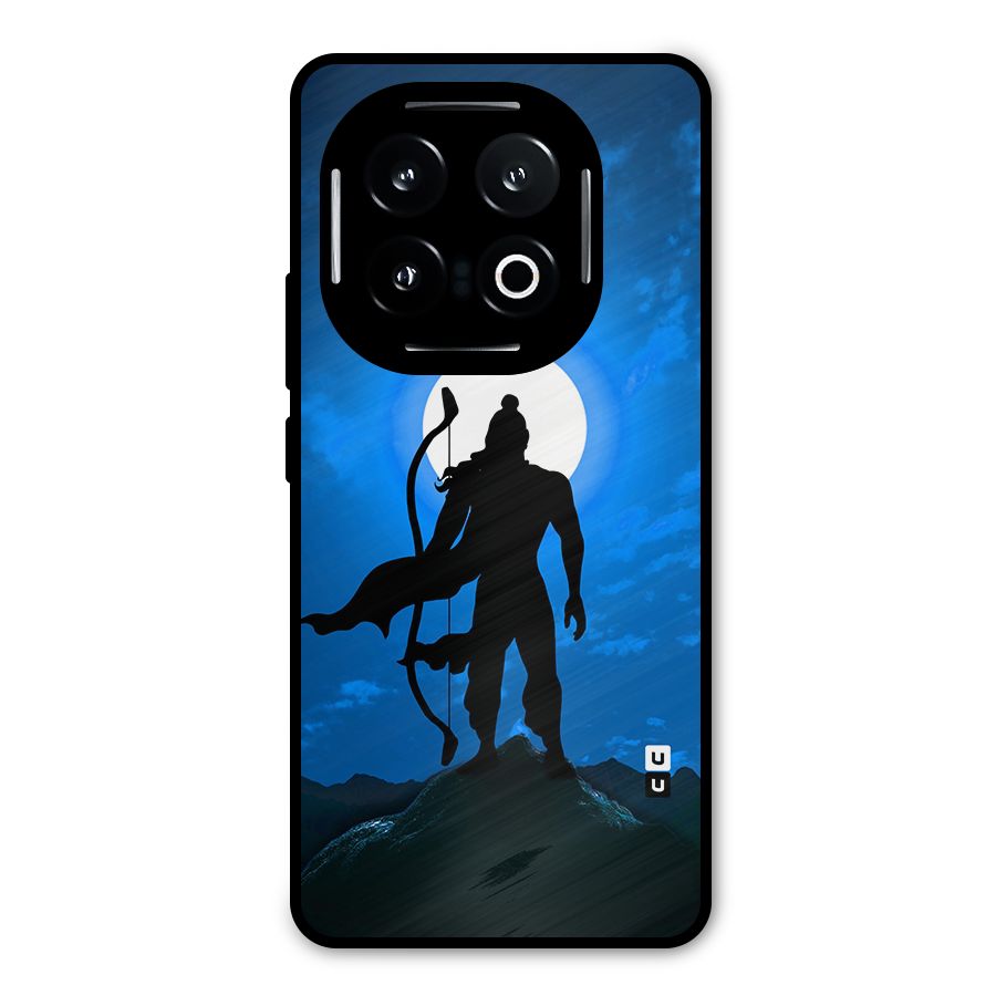 Lord Ram Illustration Metal Back Case for iQOO 13