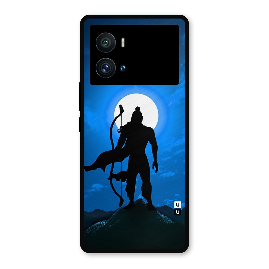 Lord Ram Illustration Metal Back Case for iQOO 9 Pro