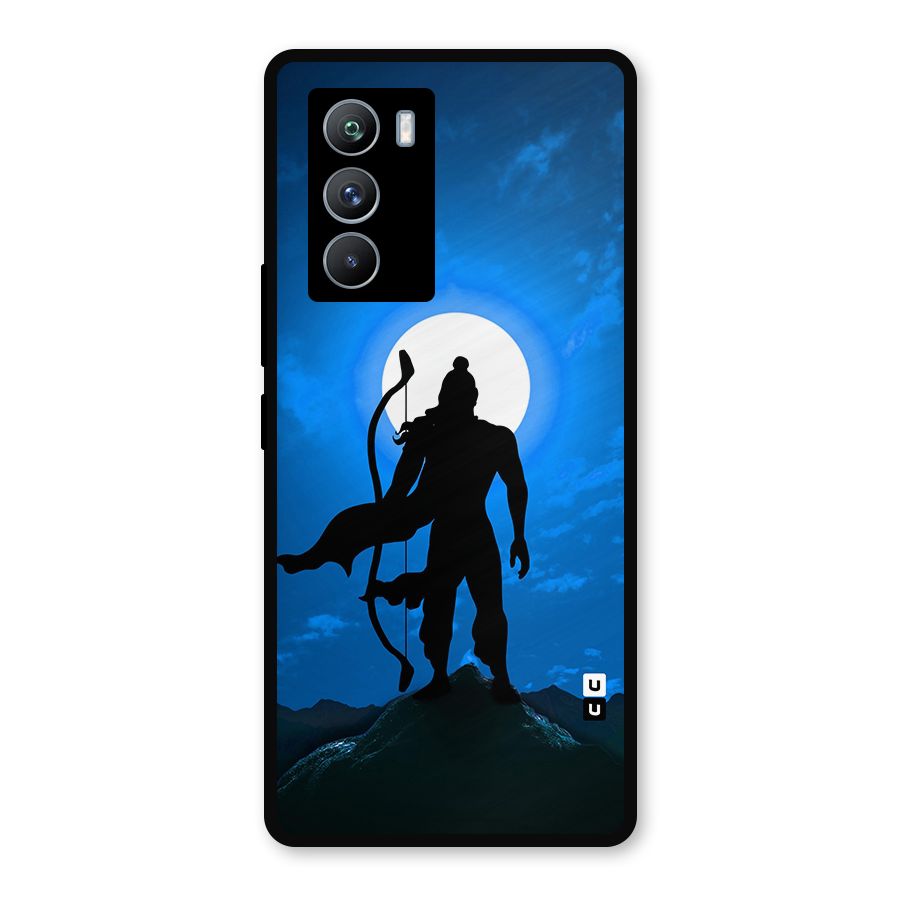 Lord Ram Illustration Metal Back Case for iQOO 9 SE