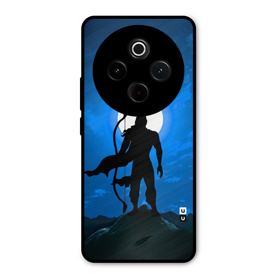 Lord Ram Illustration Metal Back Case for iQOO Z10