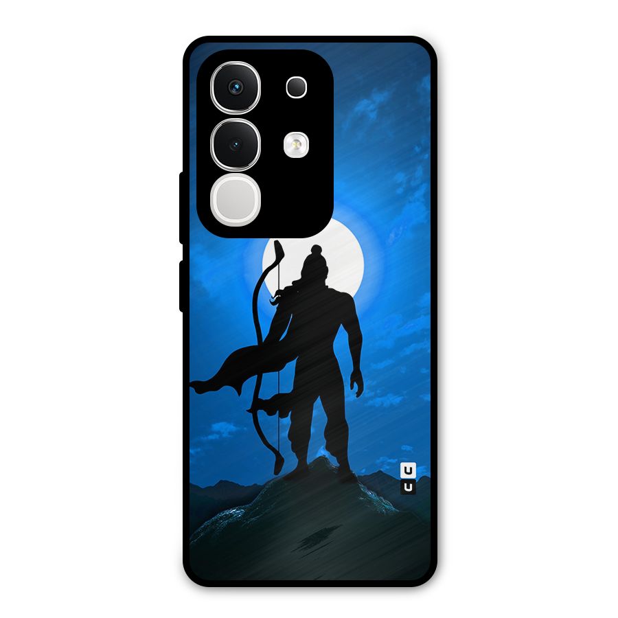 Lord Ram Illustration Metal Back Case for iQOO Z10x