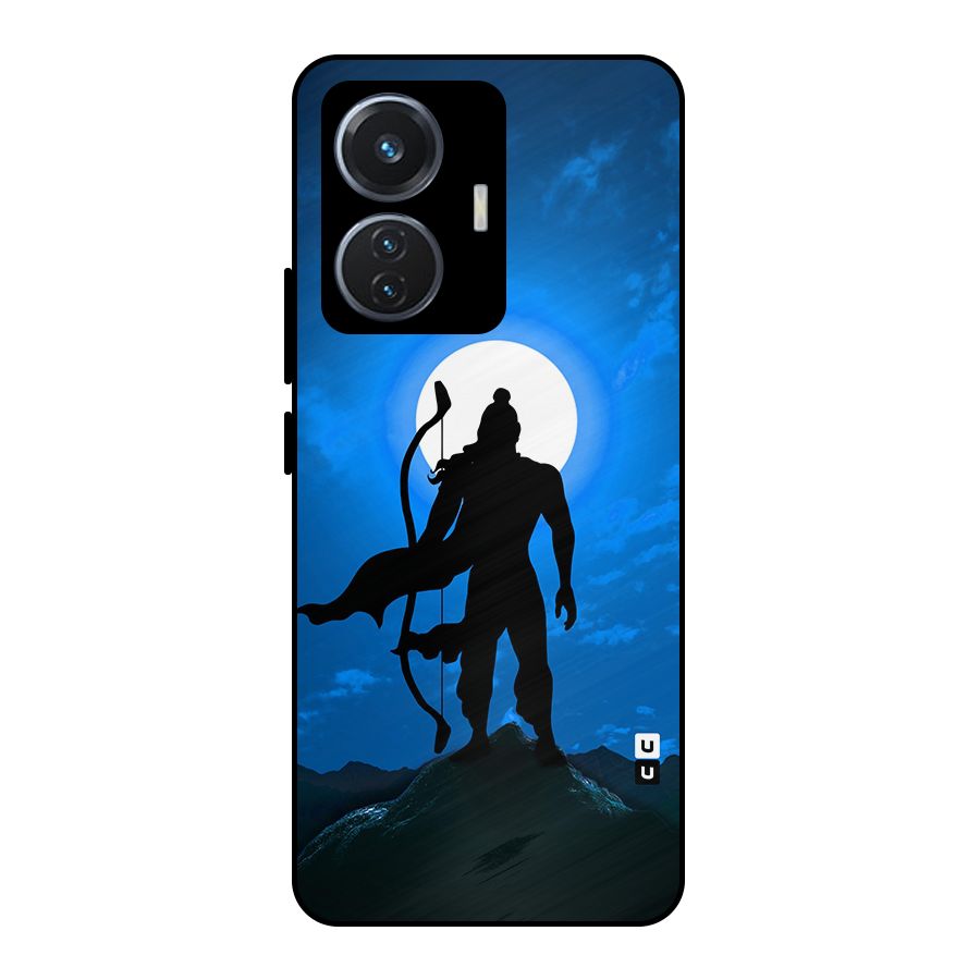 Lord Ram Illustration Metal Back Case for iQOO Z6 44W
