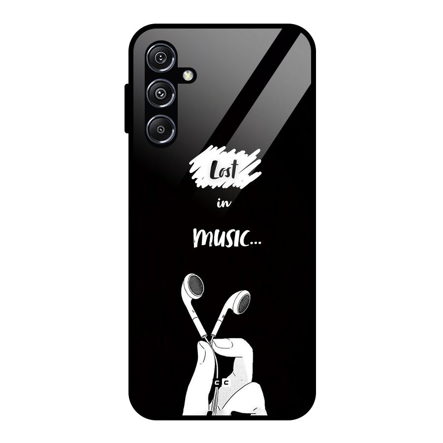 Lost In Music Glass Back Case for Galaxy M34 5G