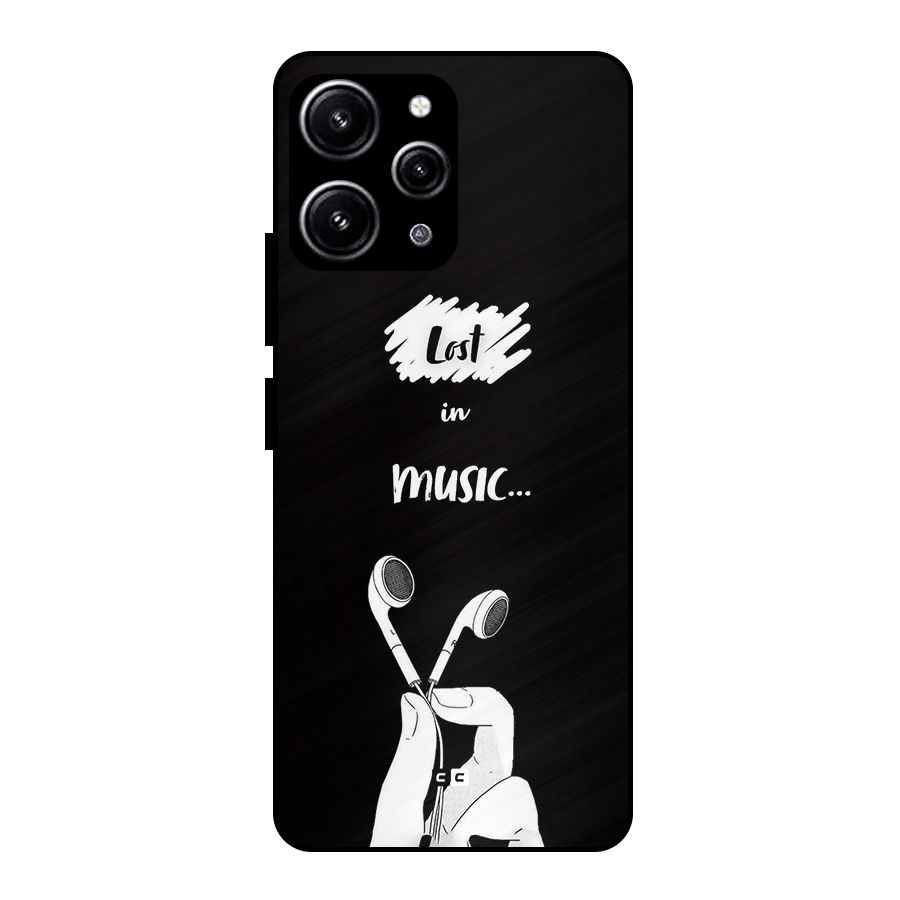 Lost In Music Glass Back Case for Redmi 12 4G