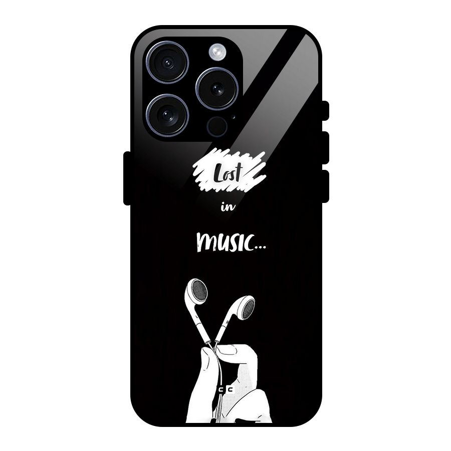 Lost In Music Glass Back Case for iPhone 15 Pro