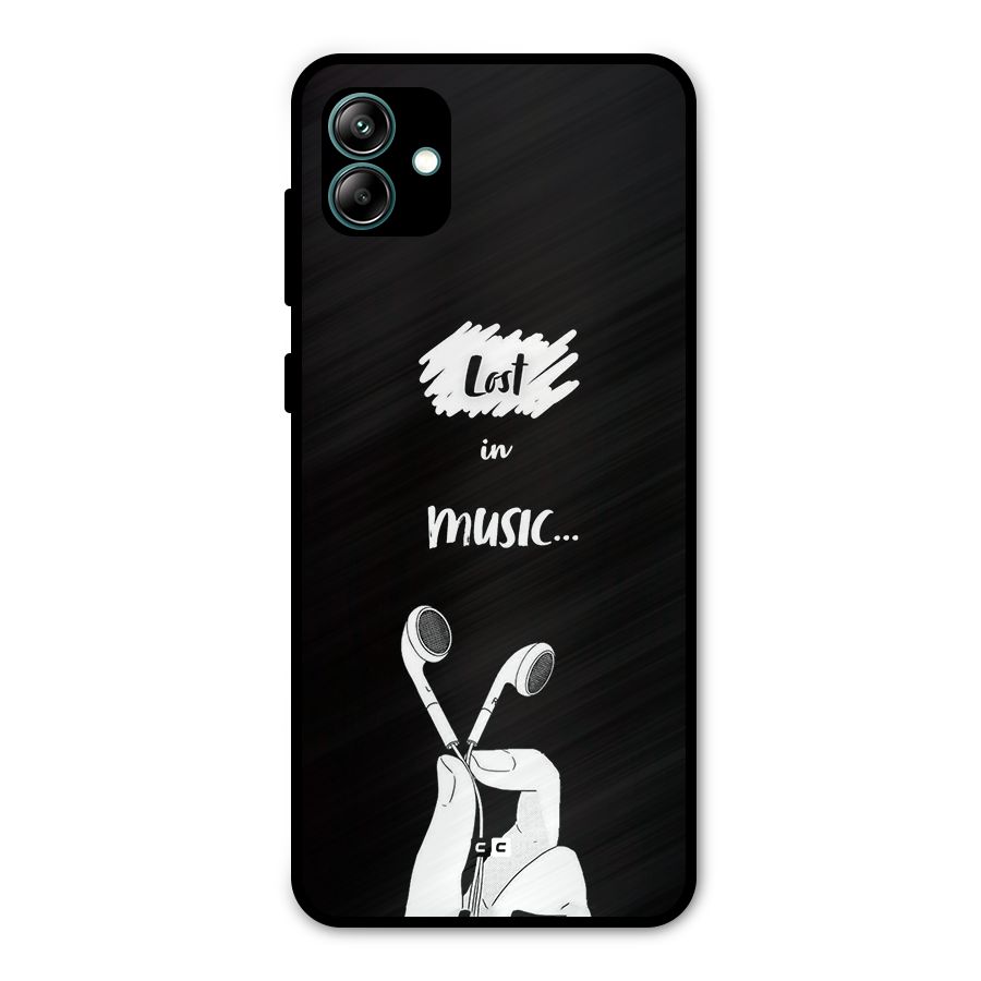 Lost In Music Metal Back Case for Galaxy A04