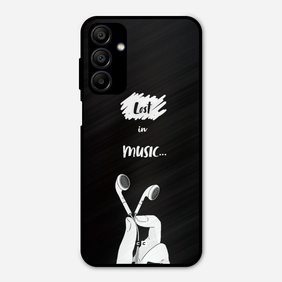 Lost In Music Metal Back Case for Galaxy A15 5G