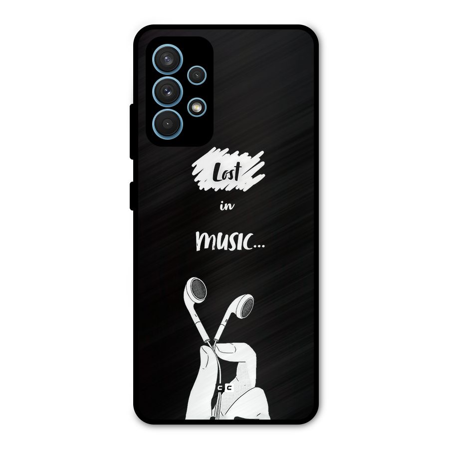Lost In Music Metal Back Case for Galaxy A32