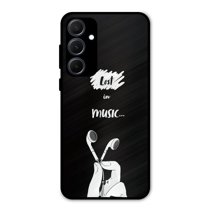 Lost In Music Metal Back Case for Galaxy A35