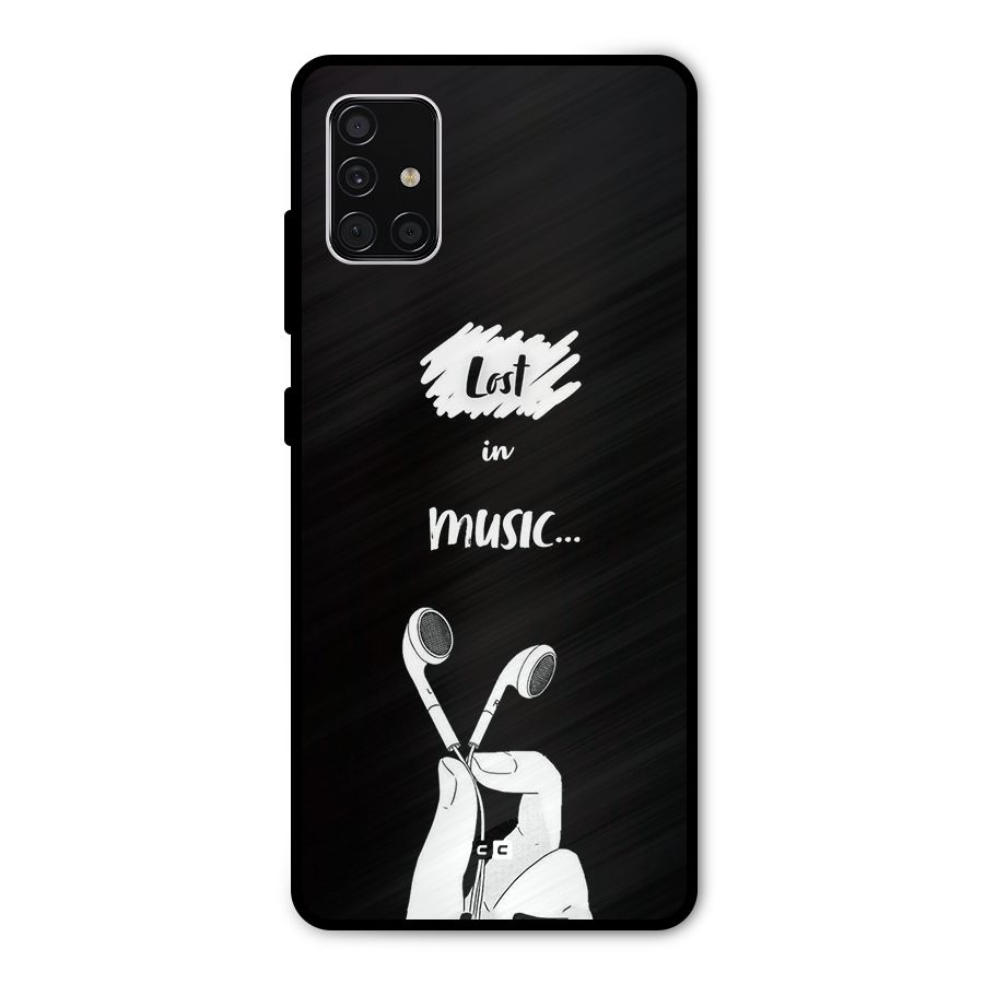 Lost In Music Metal Back Case for Galaxy A51