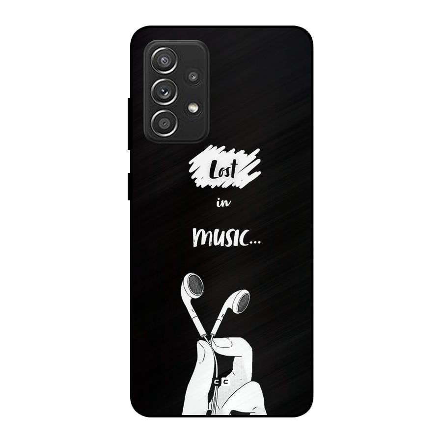 Lost In Music Metal Back Case for Galaxy A52s 5G