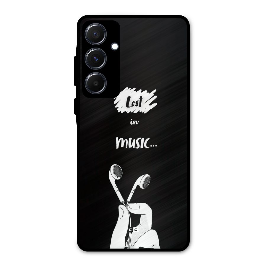 Lost In Music Metal Back Case for Galaxy A55