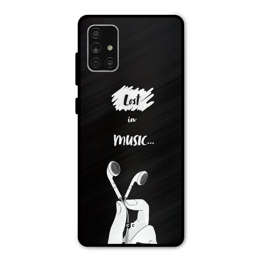 Lost In Music Metal Back Case for Galaxy A71