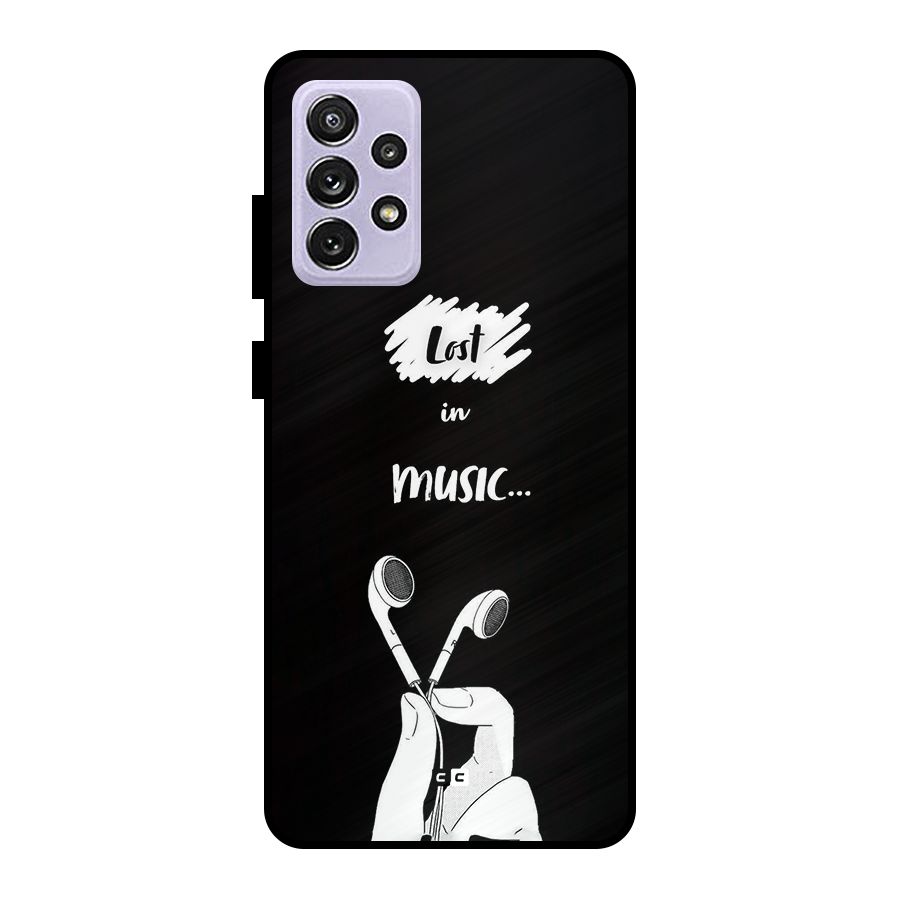 Lost In Music Metal Back Case for Galaxy A72