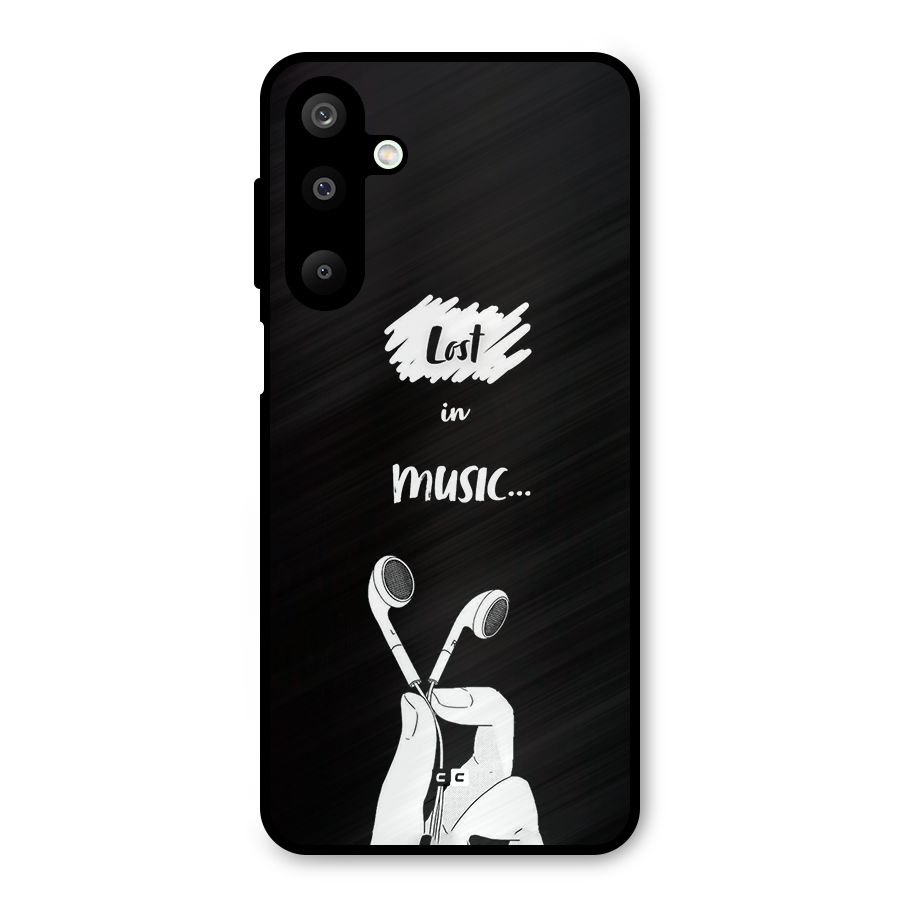 Lost In Music Metal Back Case for Galaxy M16
