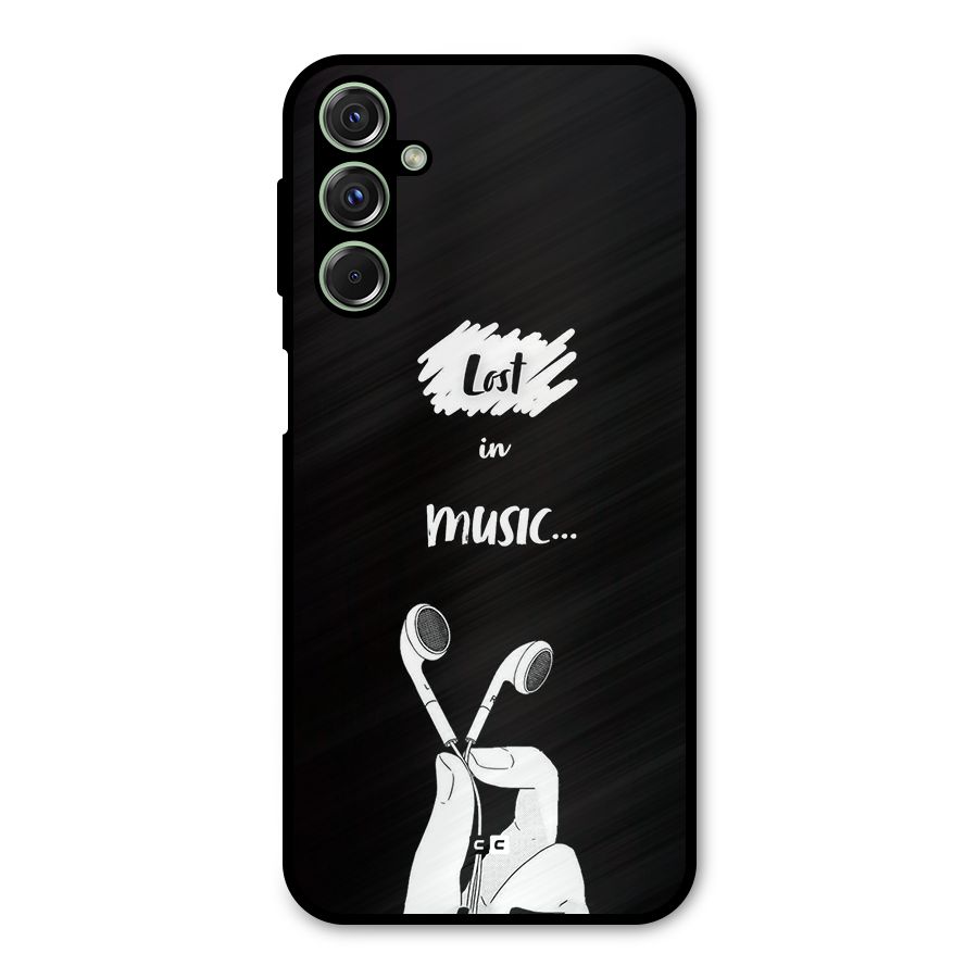 Lost In Music Metal Back Case for Galaxy M34