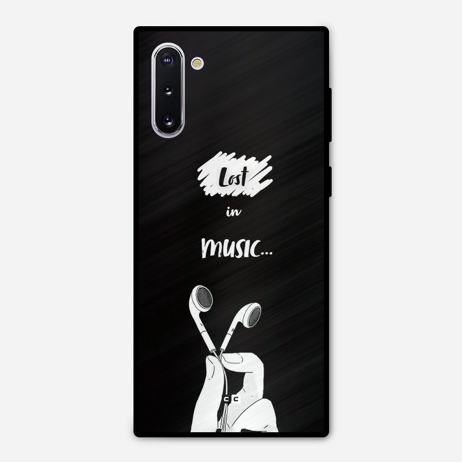 Lost In Music Metal Back Case for Galaxy Note 10