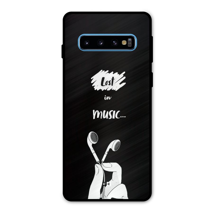 Lost In Music Metal Back Case for Galaxy S10