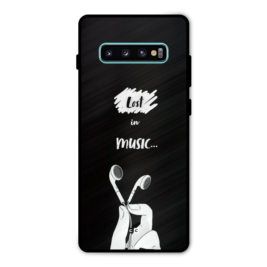 Lost In Music Metal Back Case for Galaxy S10 Plus