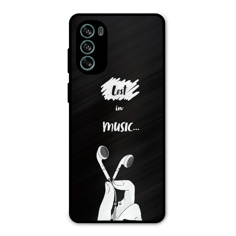 Lost In Music Metal Back Case for Moto G62