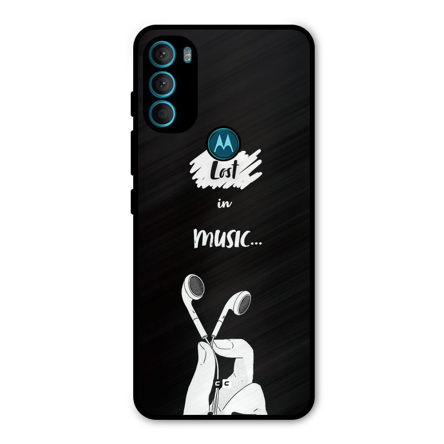 Lost In Music Metal Back Case for Moto G71 5G