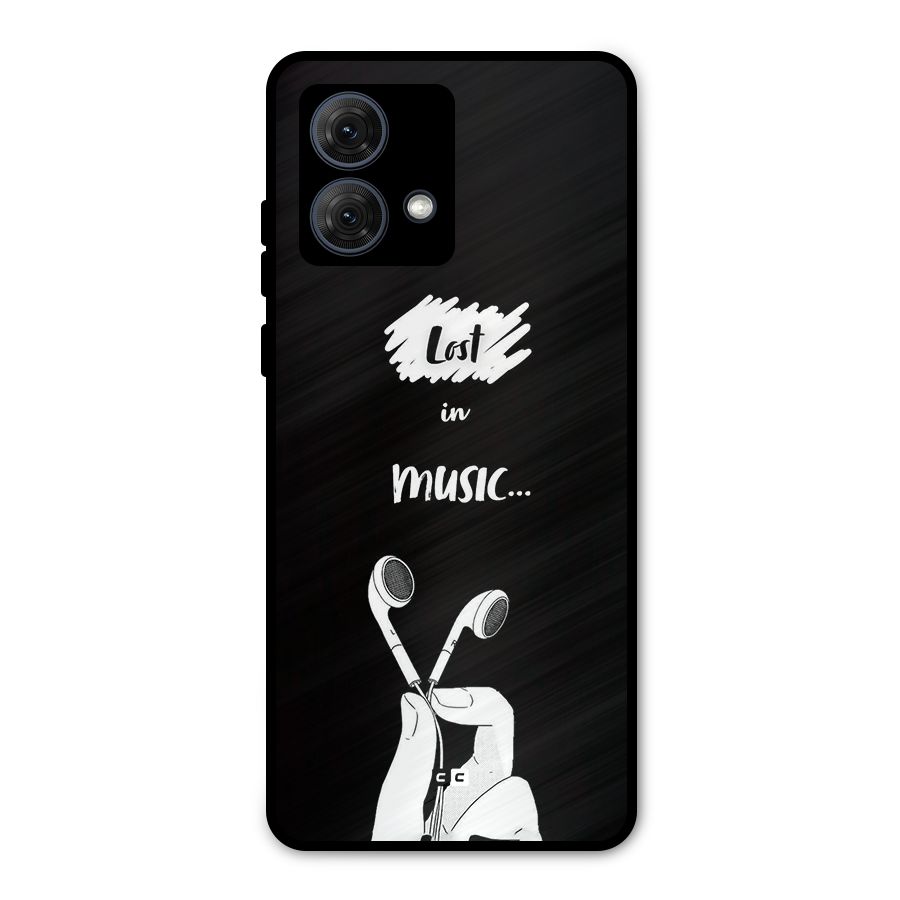 Lost In Music Metal Back Case for Moto G84