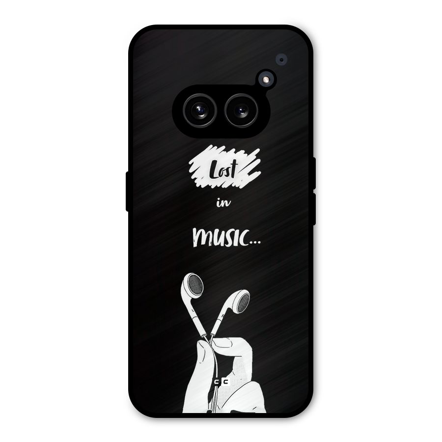 Lost In Music Metal Back Case for Nothing Phone 2a Plus