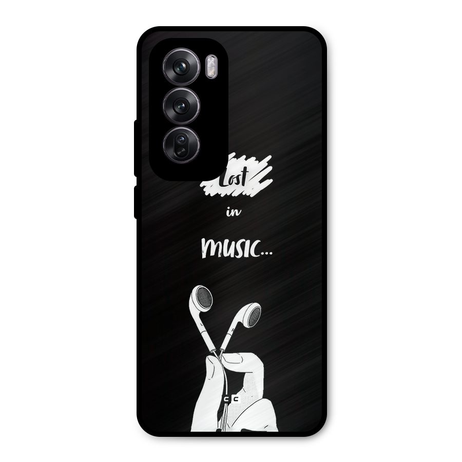 Lost In Music Metal Back Case for Oppo Reno12 Pro