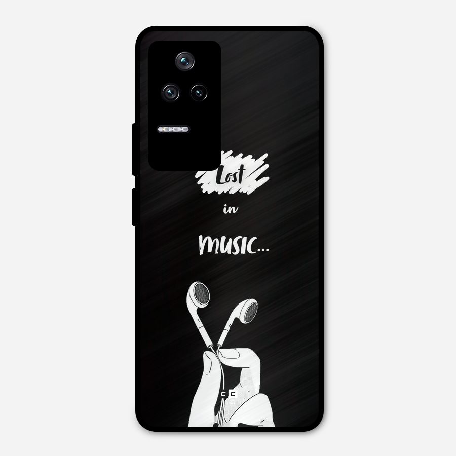 Lost In Music Metal Back Case for Poco F4 5G