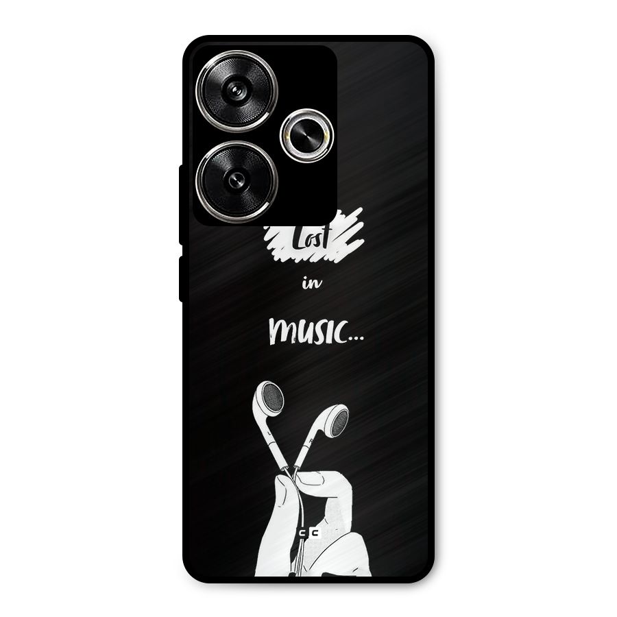 Lost In Music Metal Back Case for Poco F6
