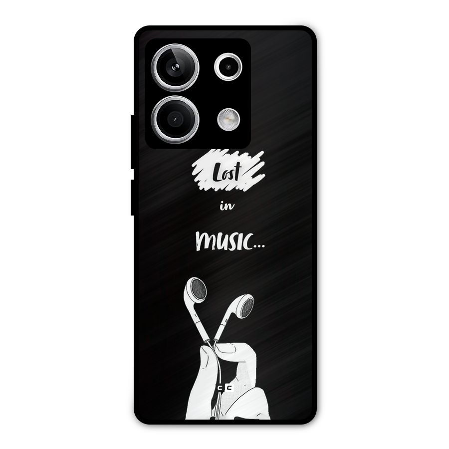 Lost In Music Metal Back Case for Redmi Note 13 5G