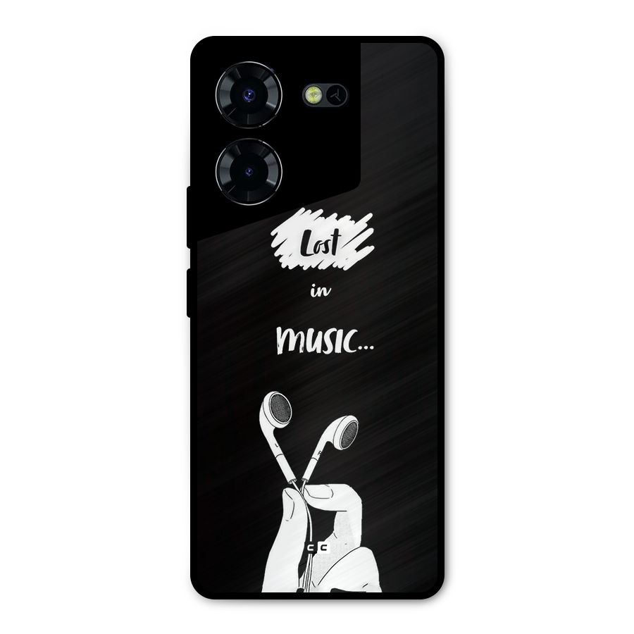 Lost In Music Metal Back Case for Tecno Pova 5 Pro 5G