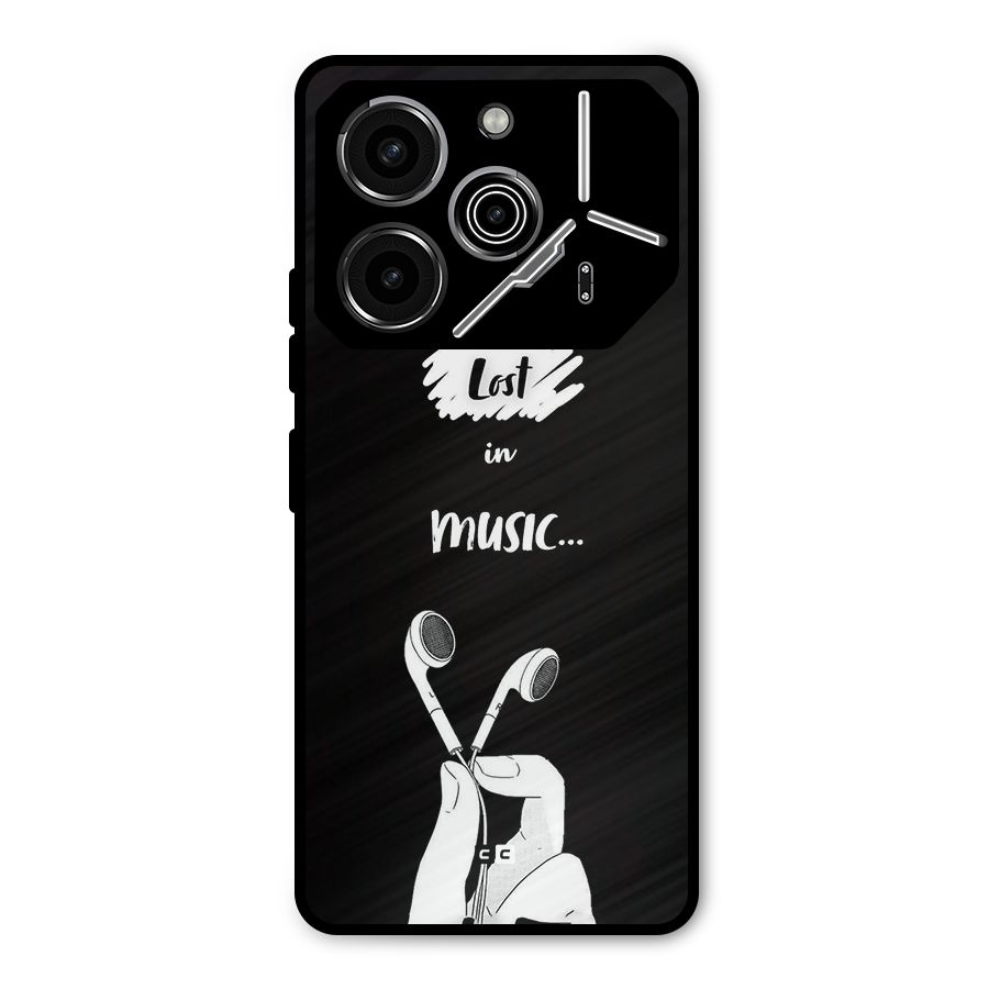 Lost In Music Metal Back Case for Tecno Pova 6 Pro