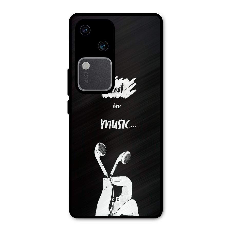Lost In Music Metal Back Case for Vivo V30